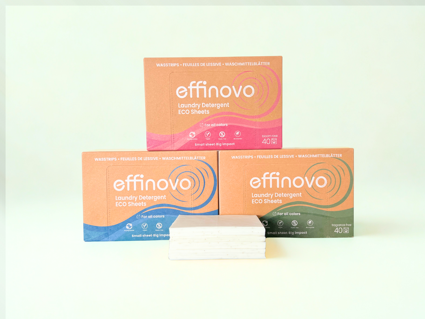 ECO Wasstrips - Bloom Rose (40 stuks)