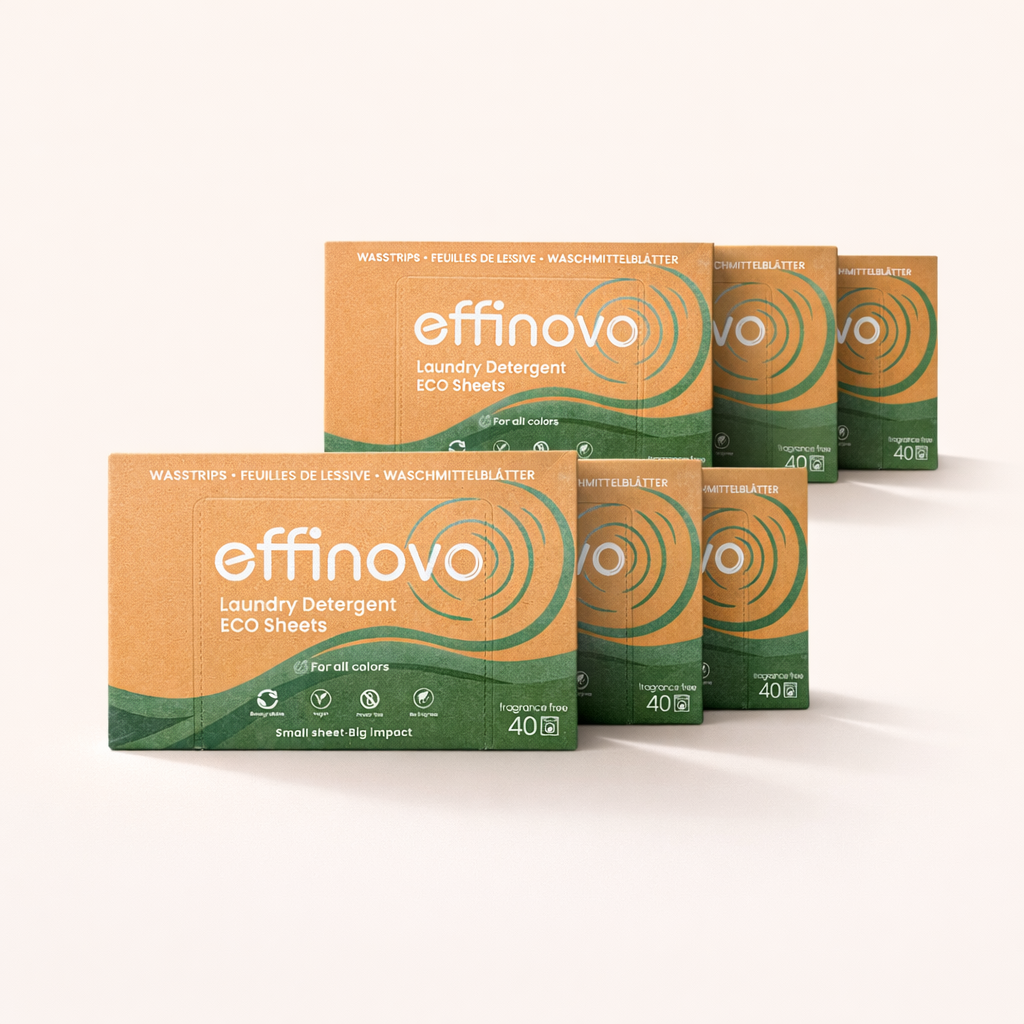 Gezinsvoordeel- 6 dozen Geurvrij ECO Wasstrips