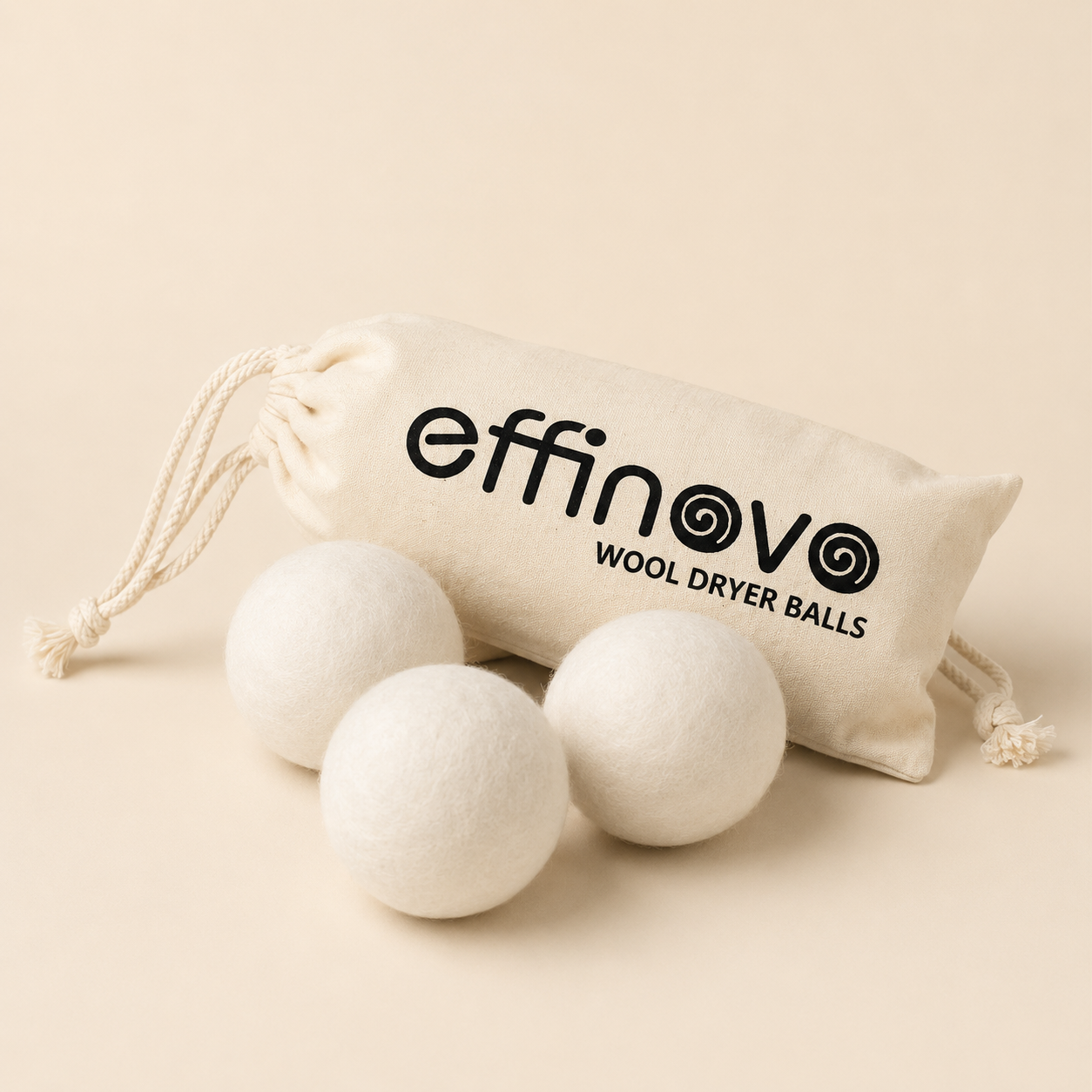 ECO Wollen Droogballen 3 Stuks