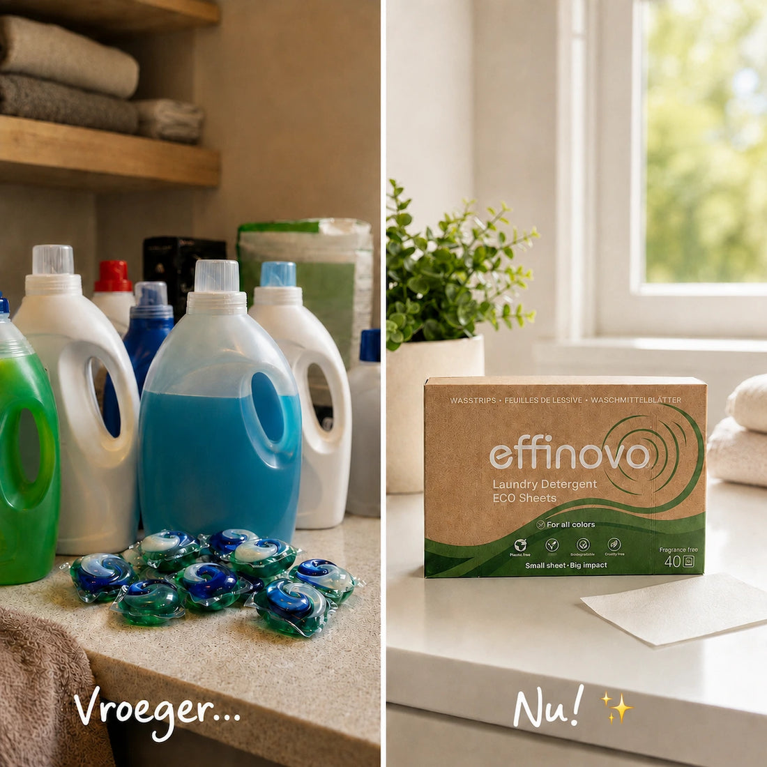 Geen zware plastic flessen meer